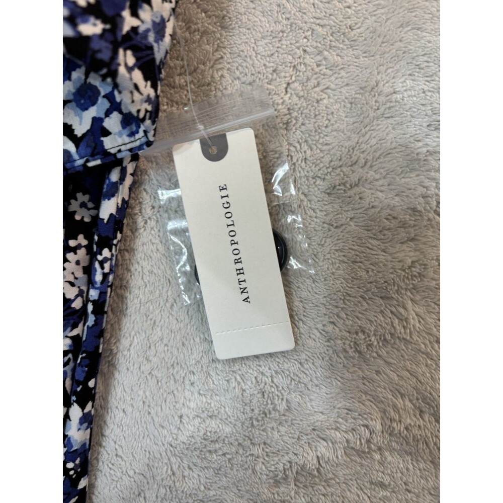 Anthropologie Navy Blue Floral Jumpsuit - Picture 8 of 13